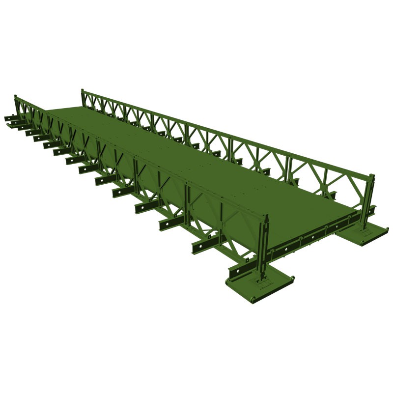 Military Steel Construction Bailey Bridge Military Steel Construction Bailey Bridge